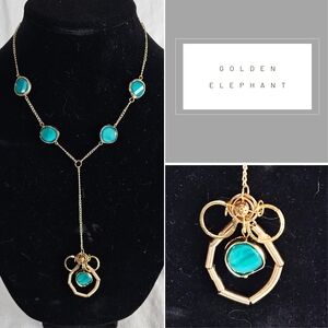 Golden Elephant Original Design Necklace